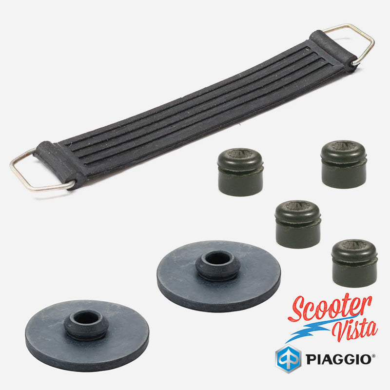 Piaggio Vespa PX PE EFL M.Y. Battery Buffer & Strap Set