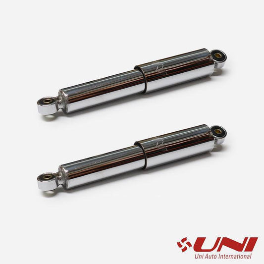 UNI Lambretta Series 3 LI SX TV DL & GP Chrome Front Damper Set