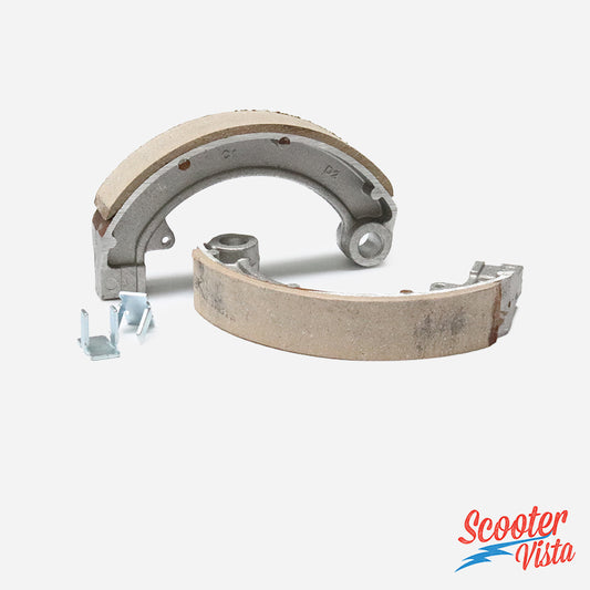 Vespa 10" Front & Rear Brake Shoe Set (soft compound)