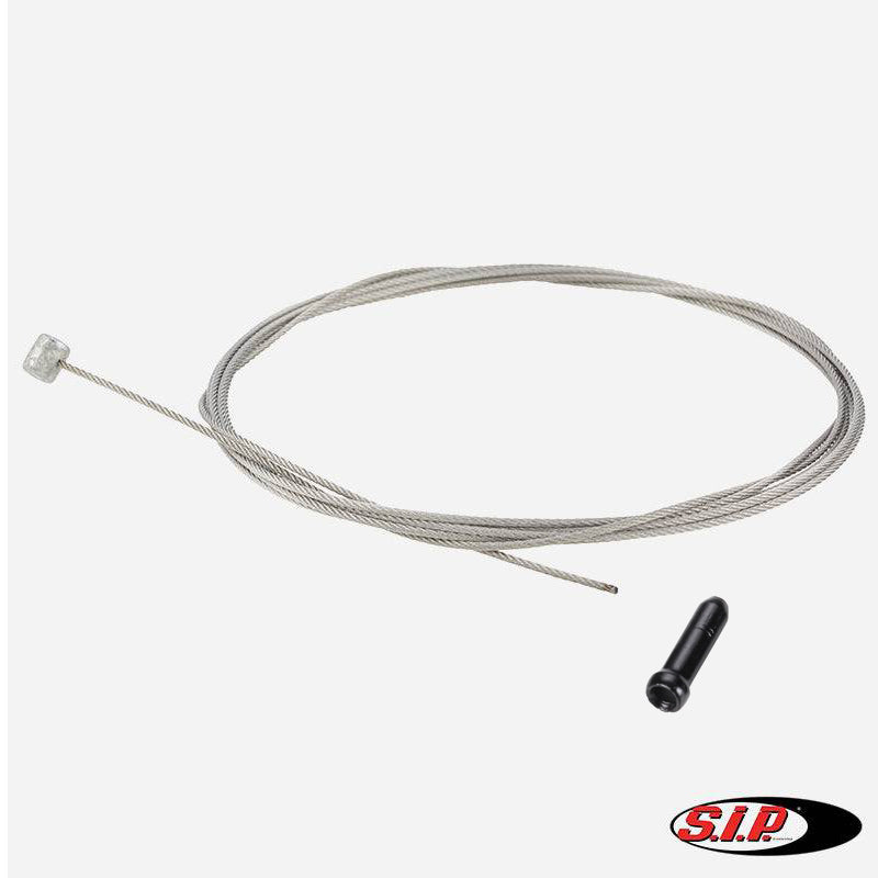 SIP Performance Stainless Steel Vespa Sprint Rally Super PX PE T5 Throttle Inner Cable & Crimp End Cap