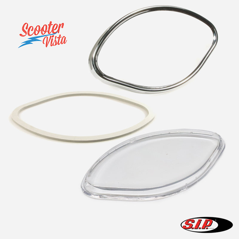 SIP Vespa VBB VBA Sprint Super GS SS Speedo Len, Gasket & Rim