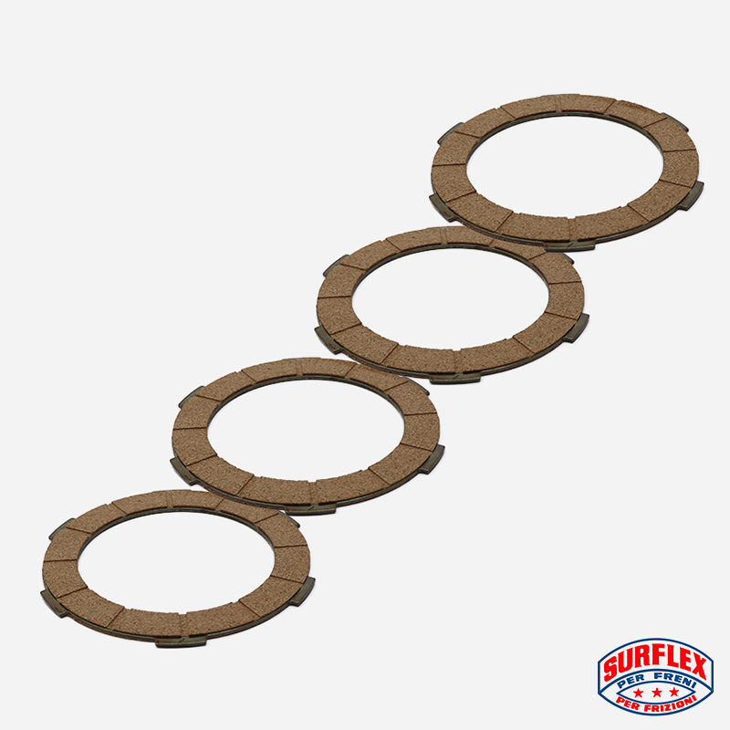 Surflex Lambretta LI SX TV GP 4 Plate Clutch Plate Cork Set